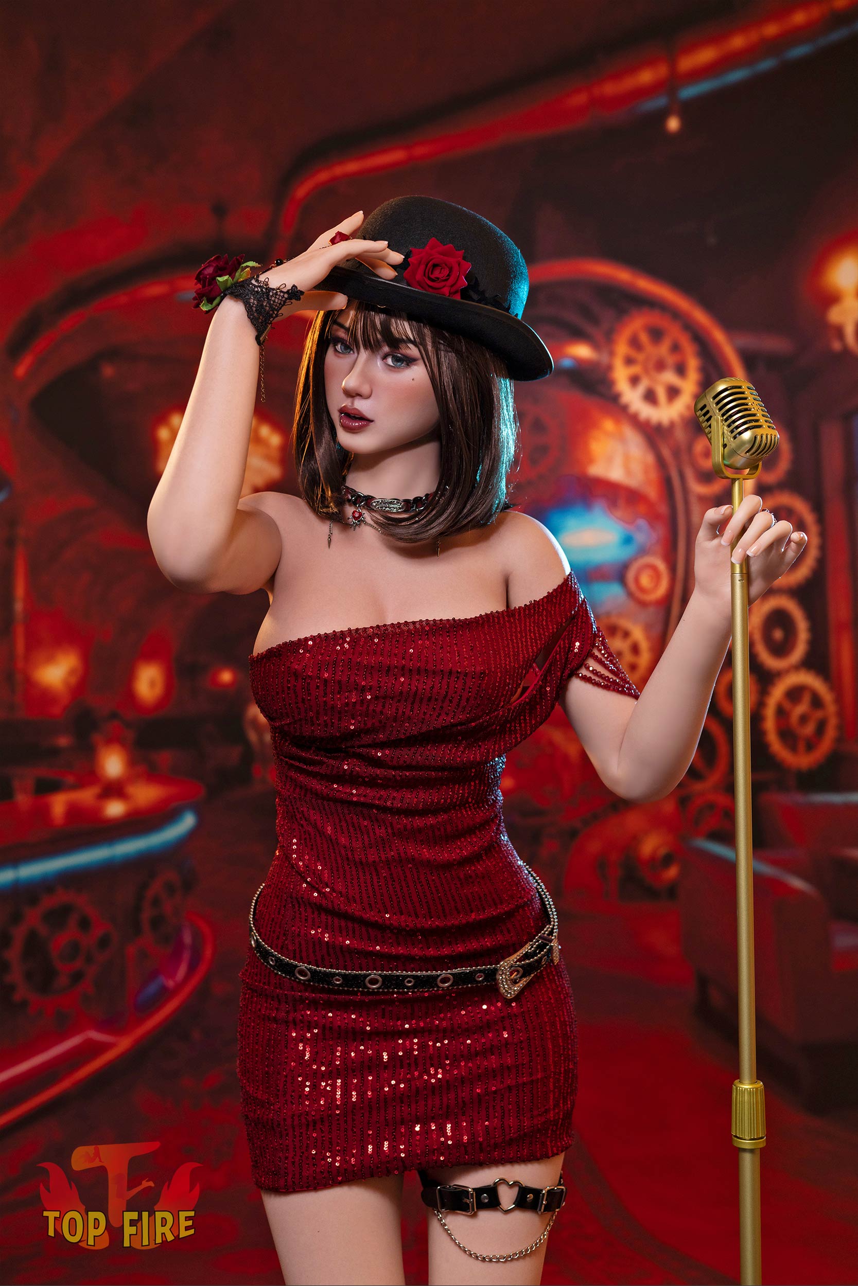 Mika – Top Fire Vollsilikon 165 cm | Sex Doll mit C-Cup