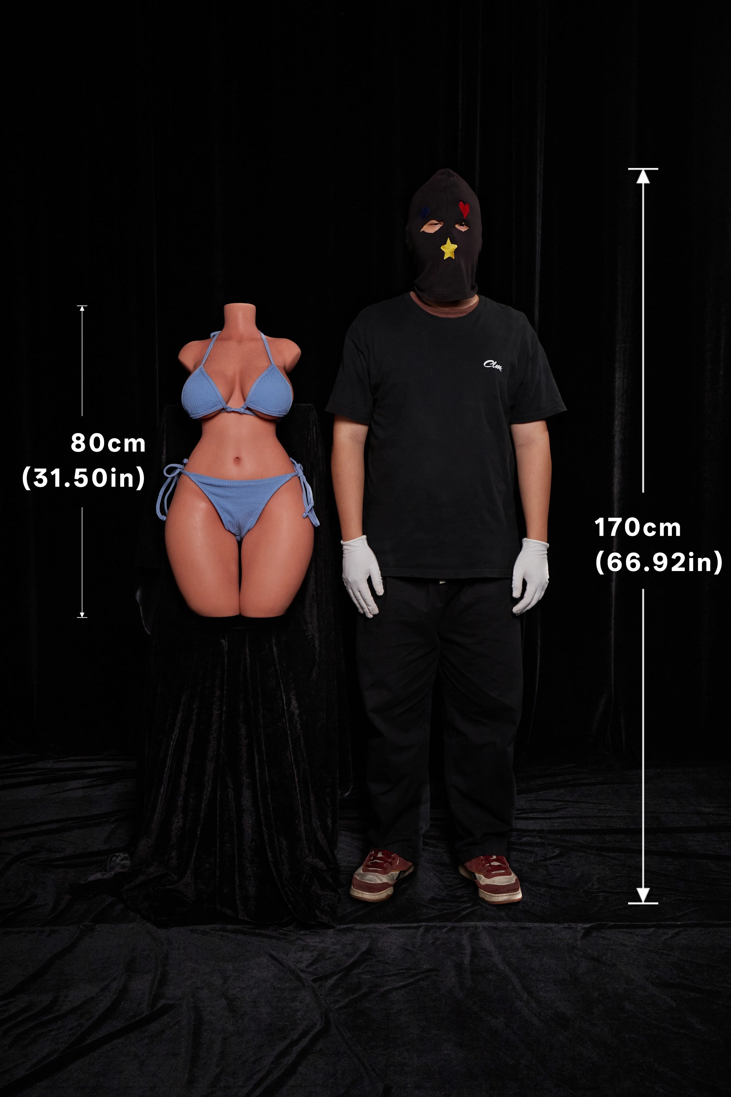 Misure CLM ULW 883 torso senza testa – Black 1