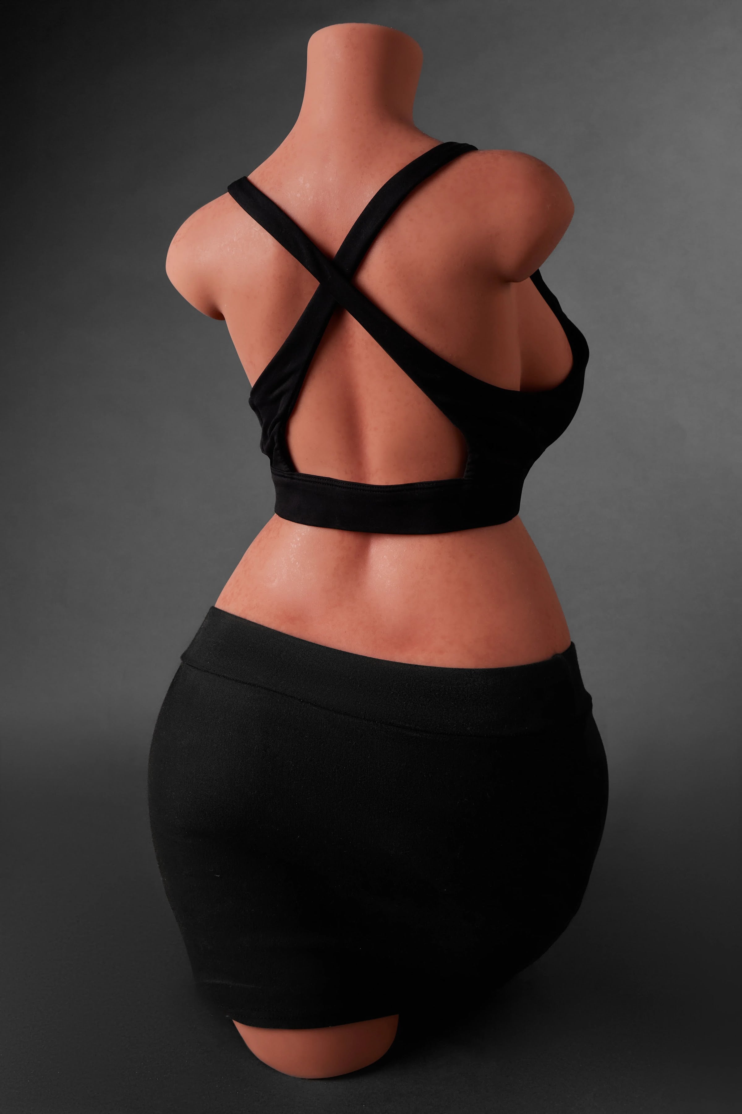CLM ULW 883 torso headless 80 cm Full Silicone – Black 2