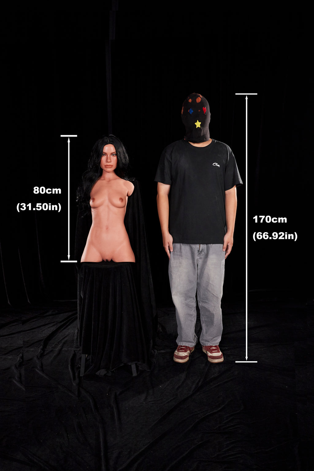 Carmen 661# – CLM ULW Torso con Testa 80 cm | Full Silicone (AA Cup)