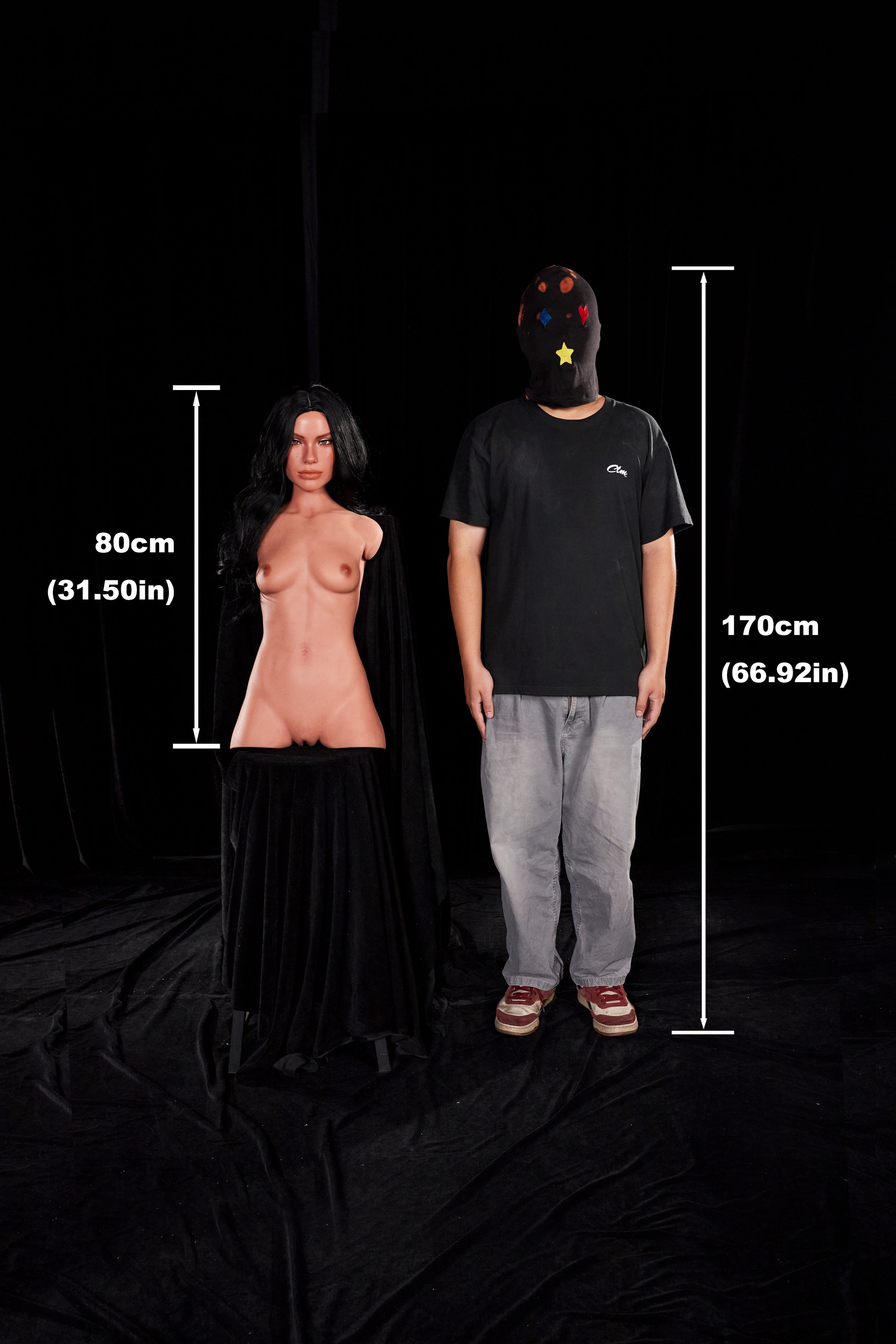 Carmen 661# – CLM ULW Torso con Testa 80 cm | Full Silicone (AA Cup)