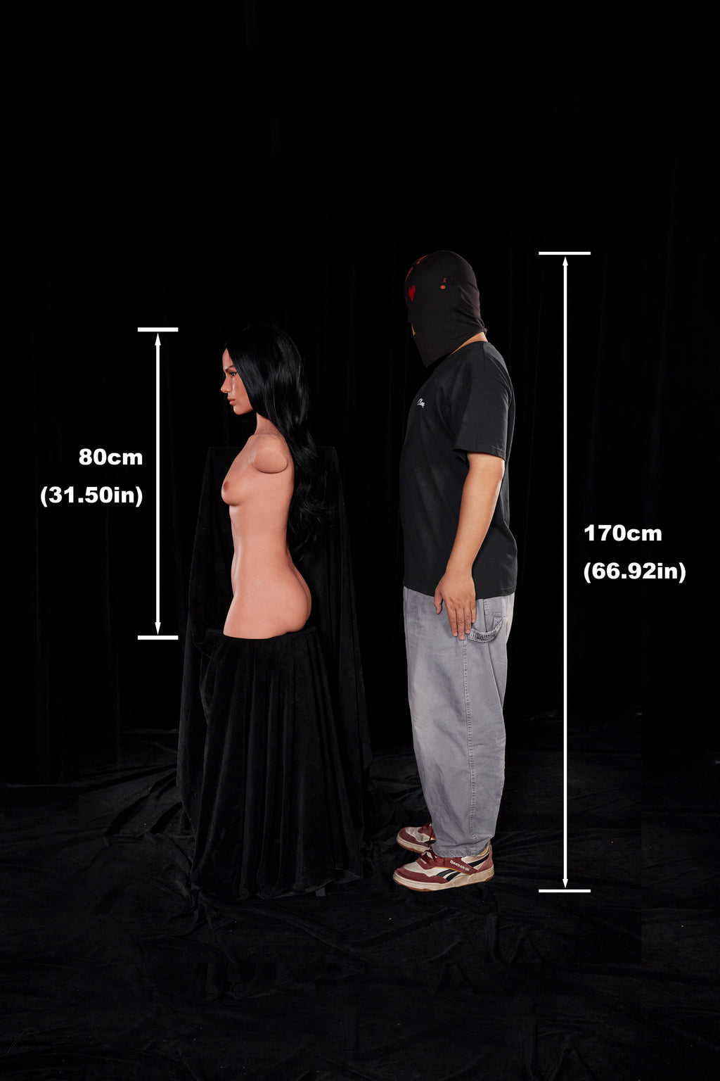 Carmen 661# – CLM ULW Torso con Testa 80 cm | Full Silicone (AA Cup)