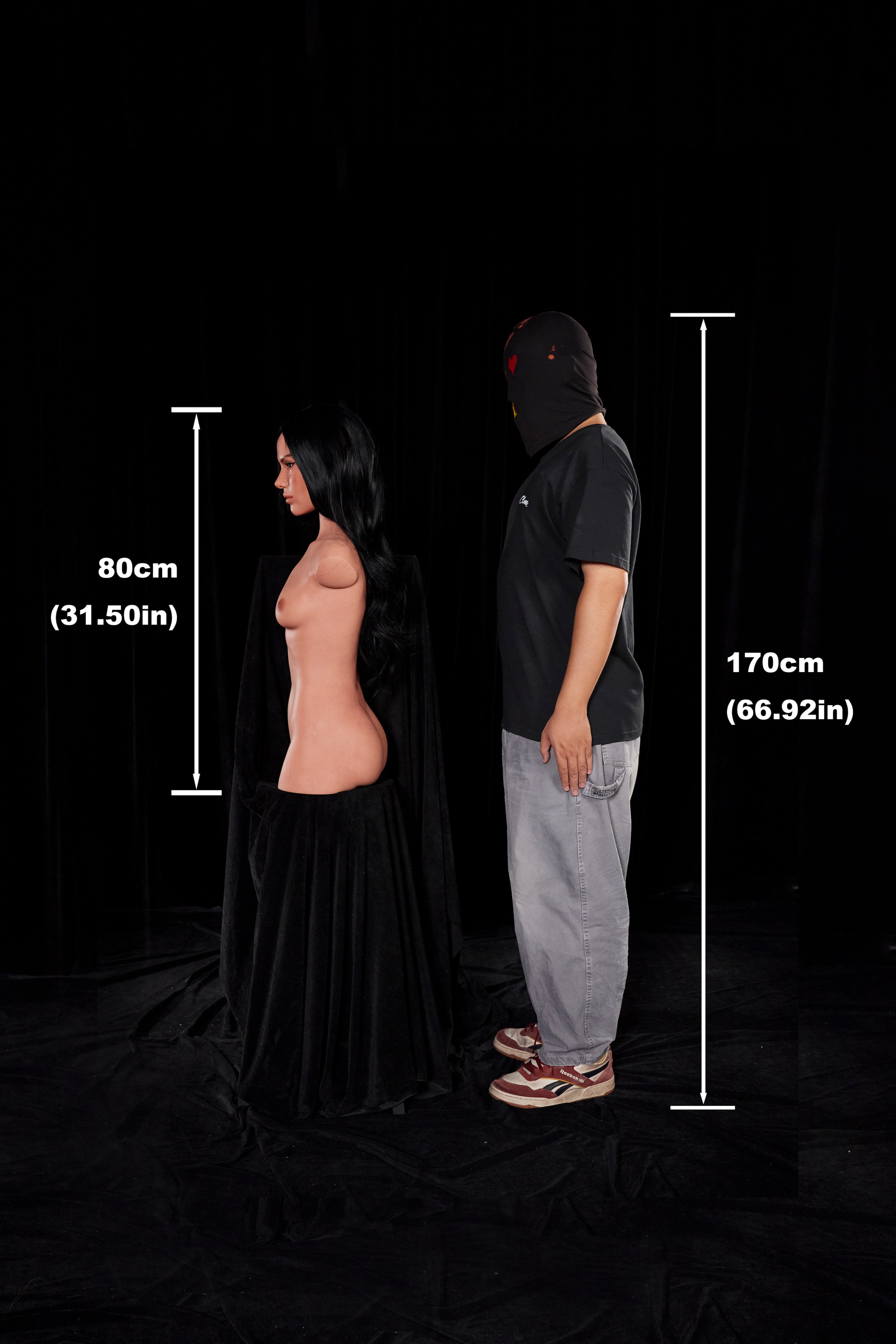 Carmen 661# – CLM ULW Torso con Testa 80 cm | Full Silicone (AA Cup)