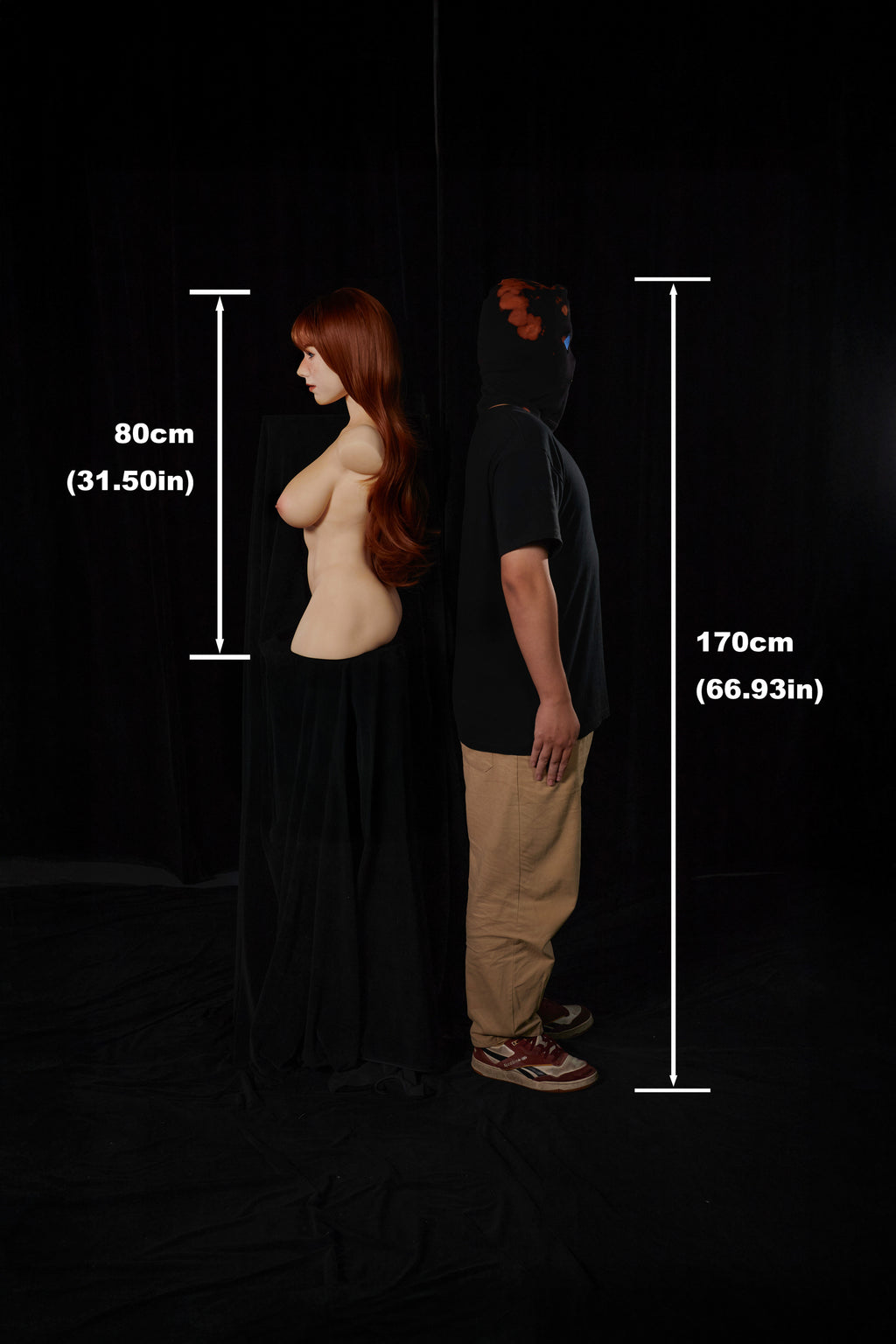 Livia 663# – CLM ULW Torso con Testa 80 cm | Full Silicone (F Cup)