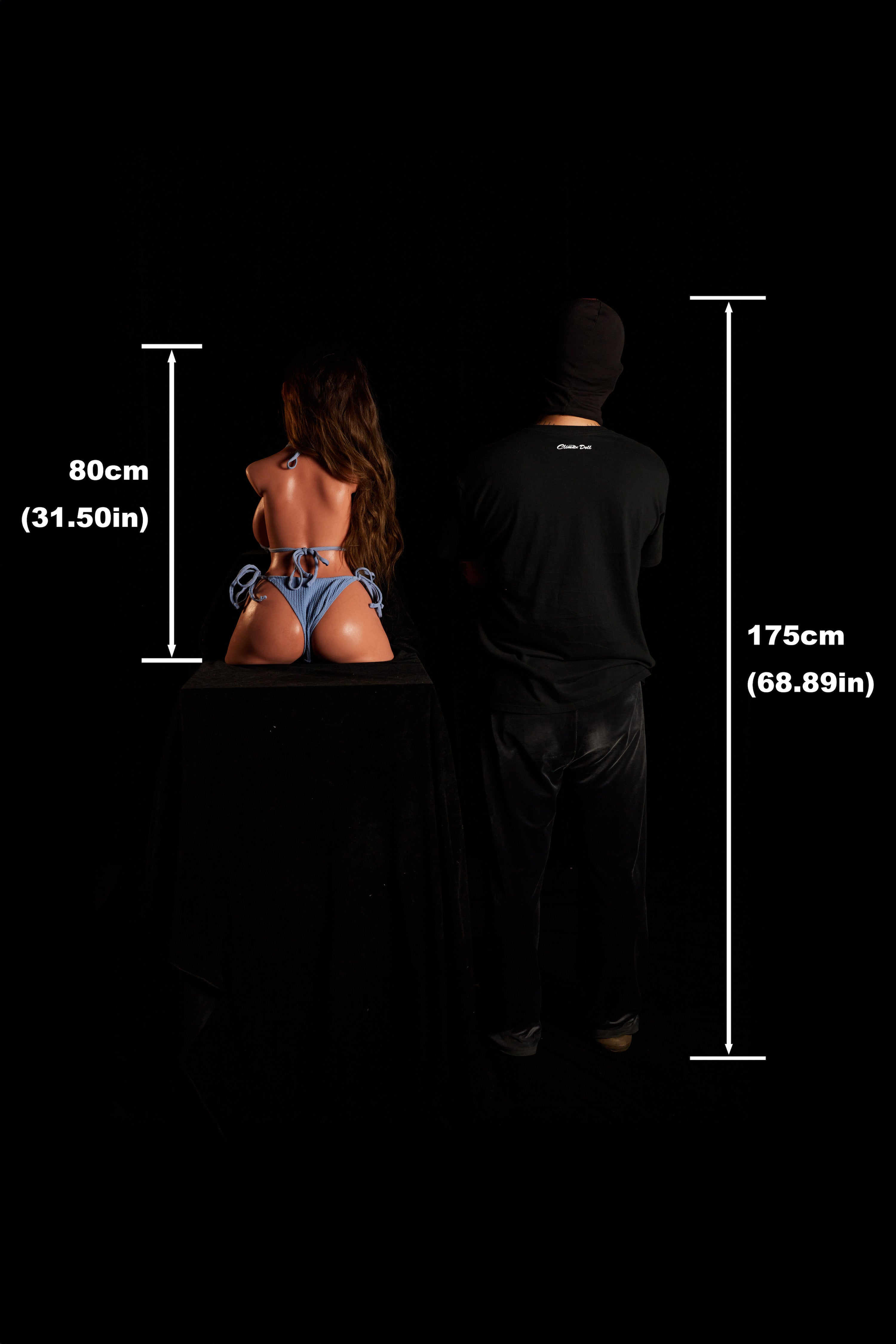 Eliza 664# – CLM ULW Torso con Testa 80 cm | Full Silicone (G Cup)