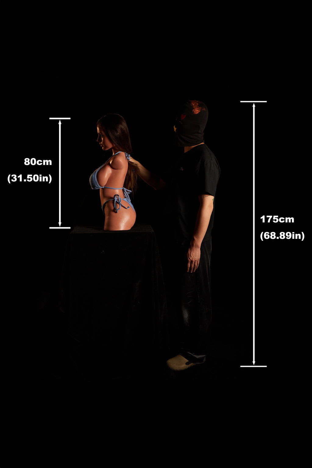 Eliza 664# – CLM ULW Torso con Testa 80 cm | Full Silicone (G Cup)