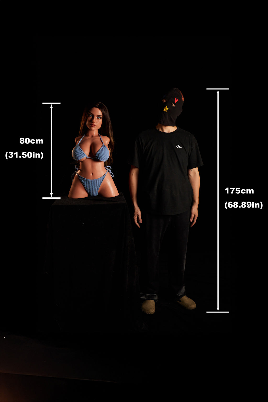Eliza 664# – CLM ULW Torso con Testa 80 cm | Full Silicone (G Cup)
