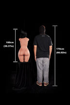 Raven 881# – CLM ULW Torso con Testa 100 cm | Full Silicone (AA Cup)