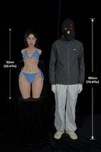 Tasha 881# – CLM ULW Torso con Testa 100 cm | Full Silicone (AA Cup)