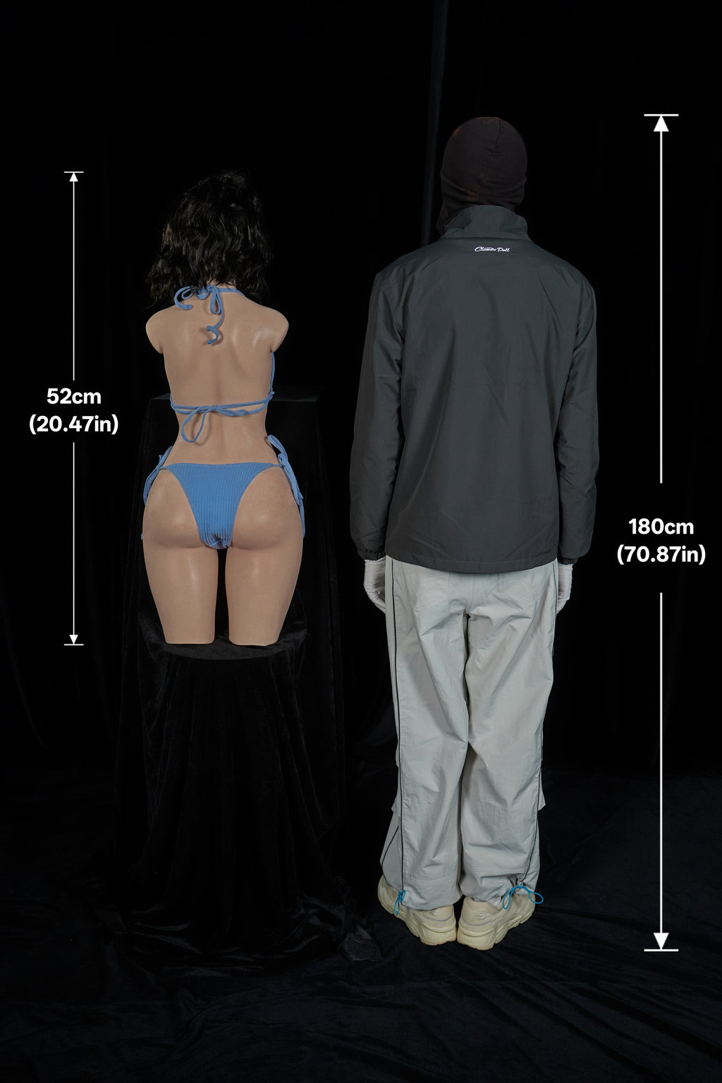 Tasha 881# – CLM ULW Torso con Testa 100 cm | Full Silicone (AA Cup)