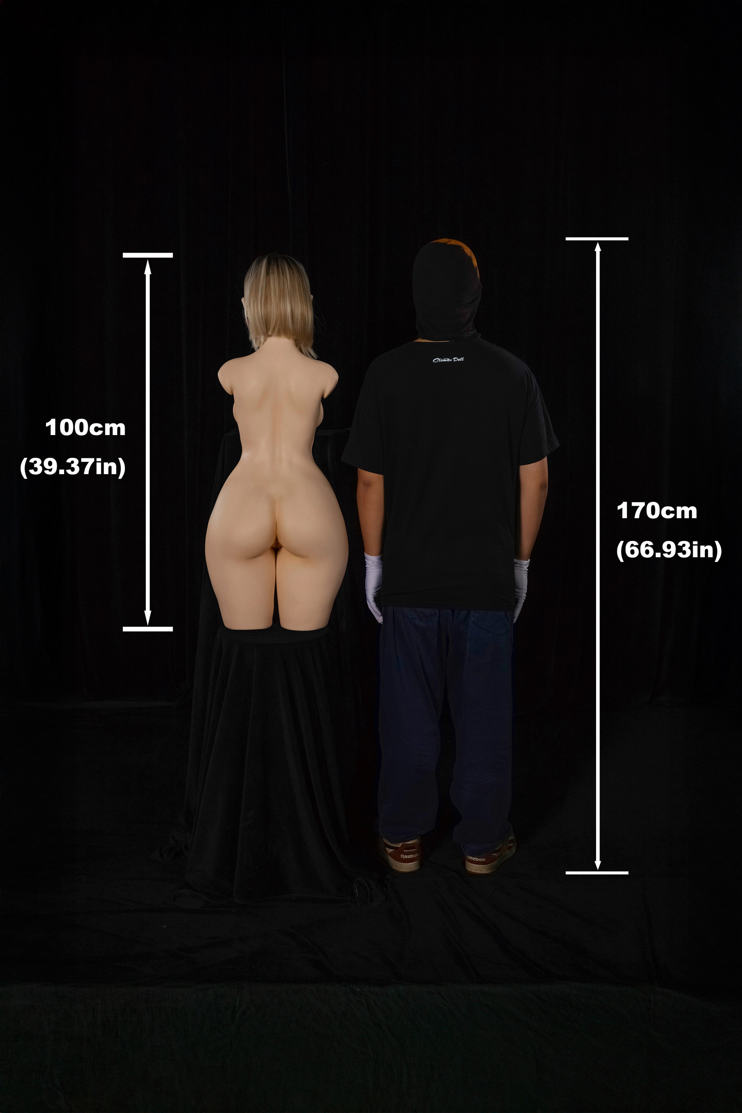 Eydis 882# – CLM ULW Torso con Testa 100 cm | Full Silicone (E Cup)