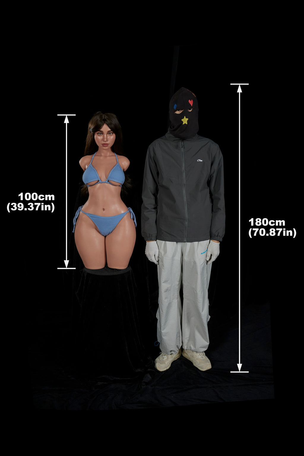 Morgan 882# – CLM ULW Torso con Testa 100 cm | Full Silicone (E Cup)