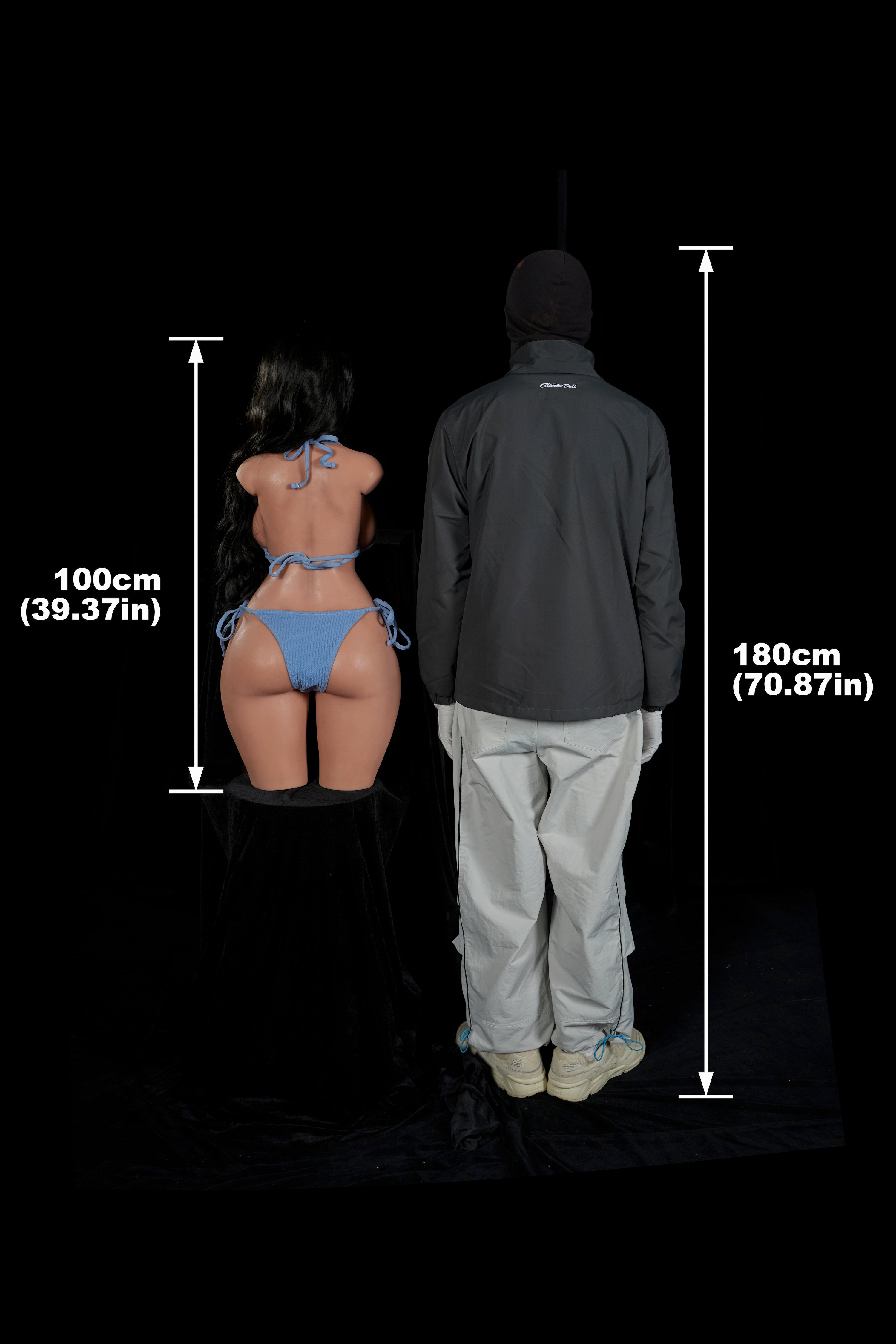 Jenna 883# – CLM ULW Torso con Testa 100 cm | Full Silicone (E Cup)