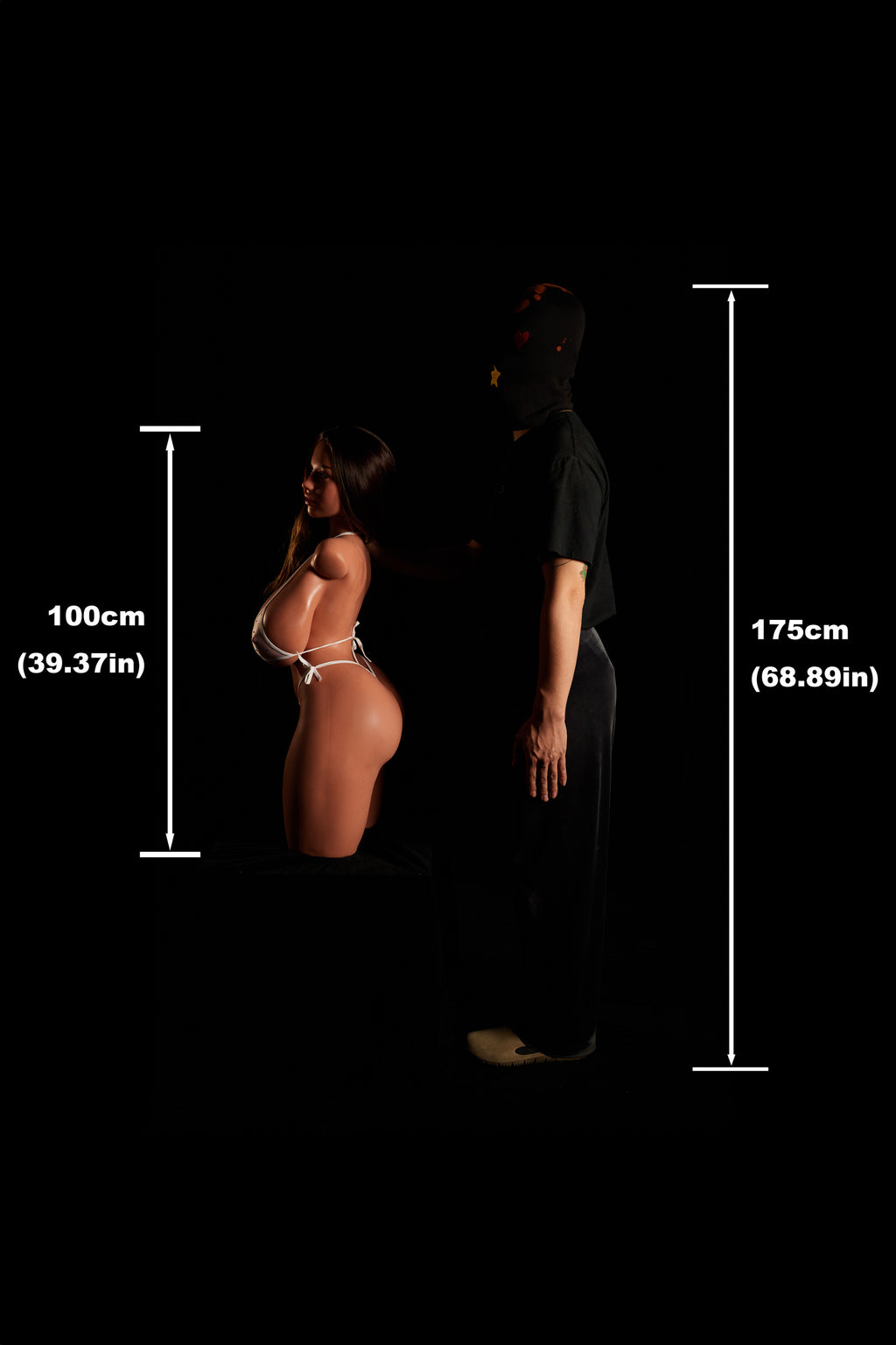 Hazel – CLM ULW Torso con Testa 100 cm | Full Silicone (K Cup)