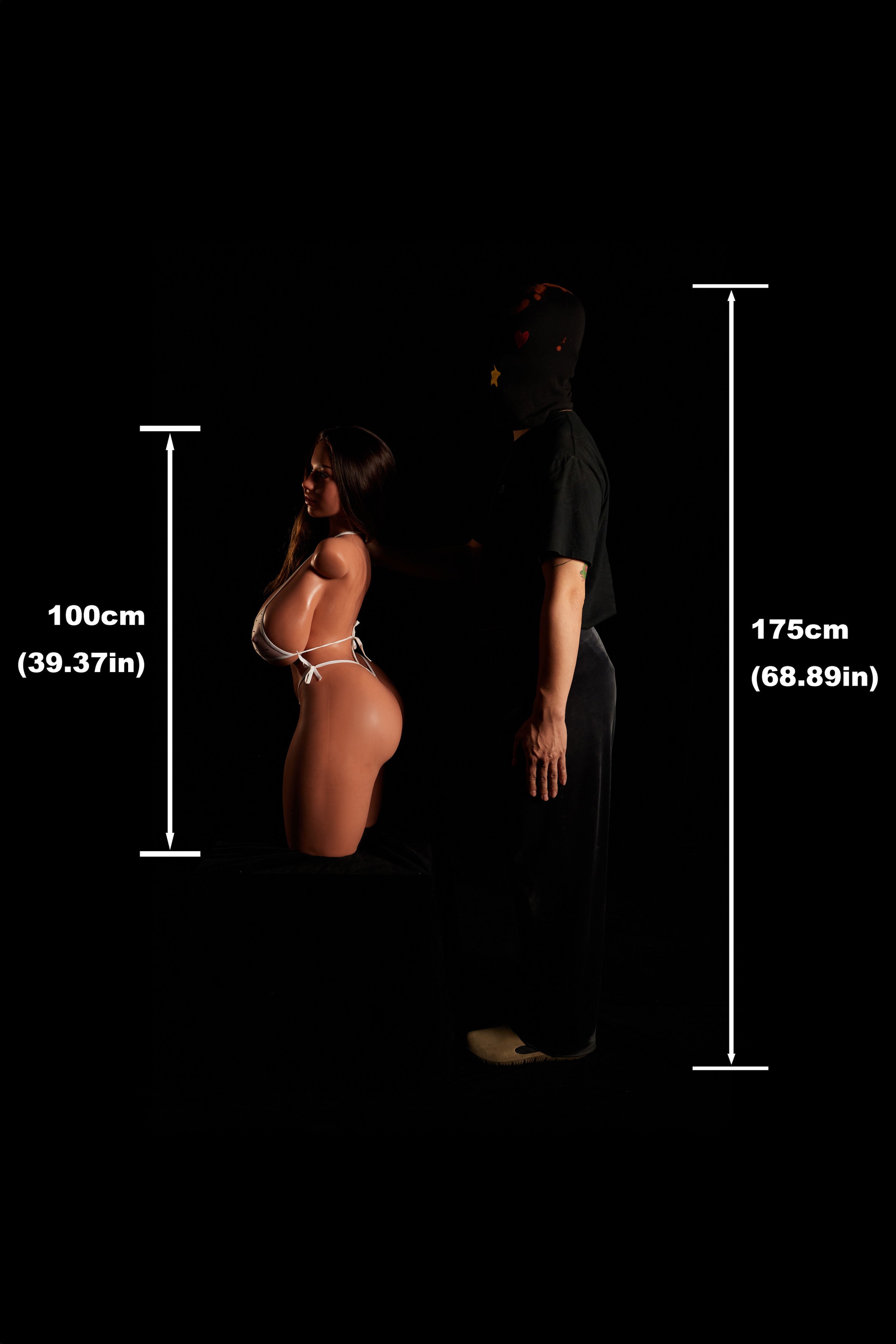 Hazel – CLM ULW Torso con Testa 100 cm | Full Silicone (K Cup)