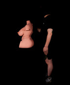 Climax Doll #160 Torso S-TPE Black – schema misure 2