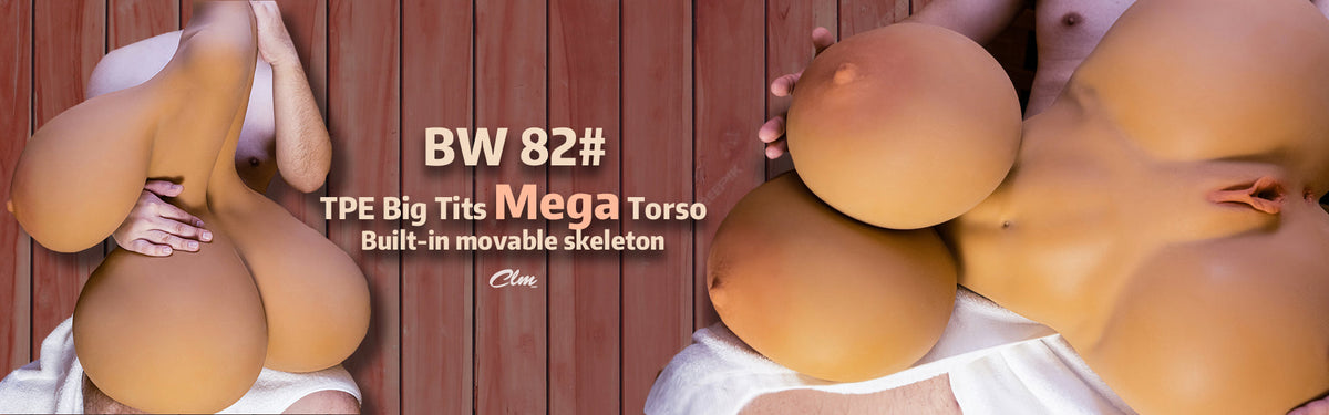 Climax Doll BW82# Torso TPE Suntan U Cup – riferimento dimensioni