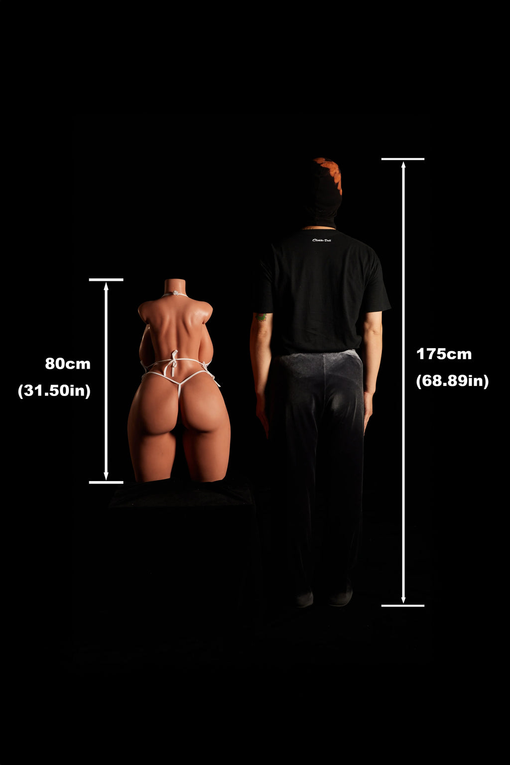 Misure CLM ULW 884 torso senza testa – Black 3