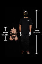 CLM ULW PW-U58 torso senza testa 58 cm - confronto dimensioni 1