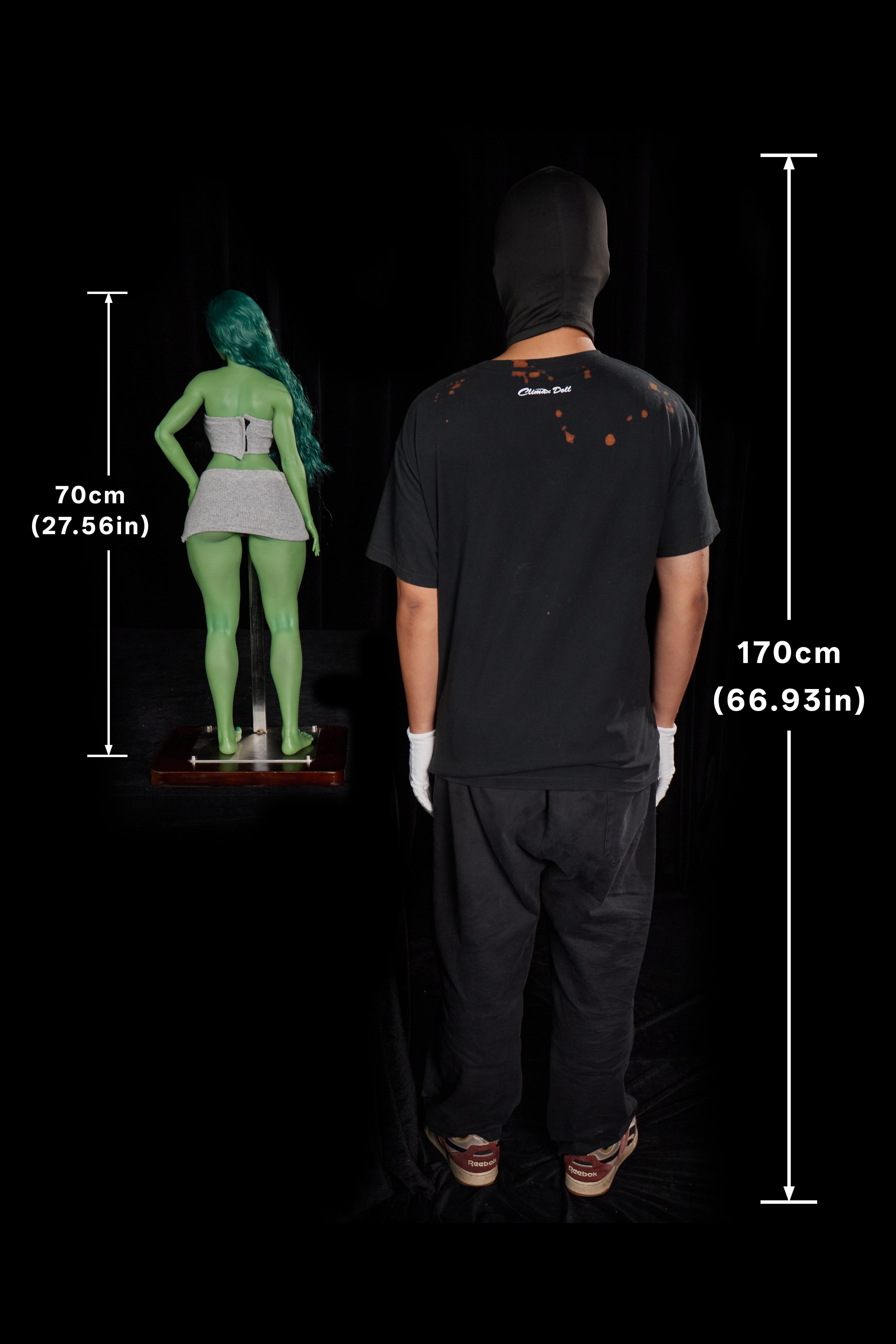 Renee Green Climax Doll Classic Si70 70 cm full silicone – proporzioni 3