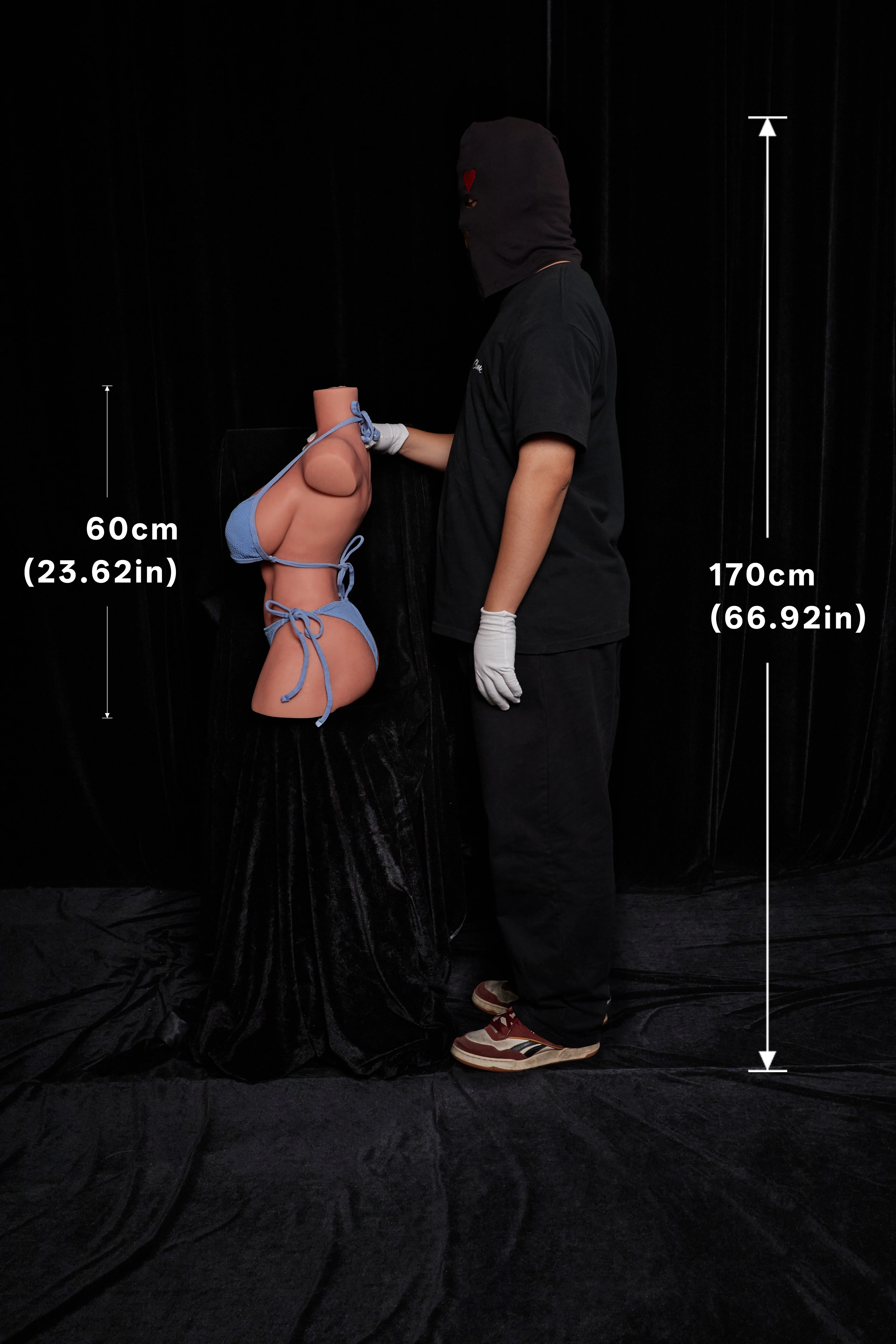 Misure CLM ULW 663 torso senza testa – Black 1