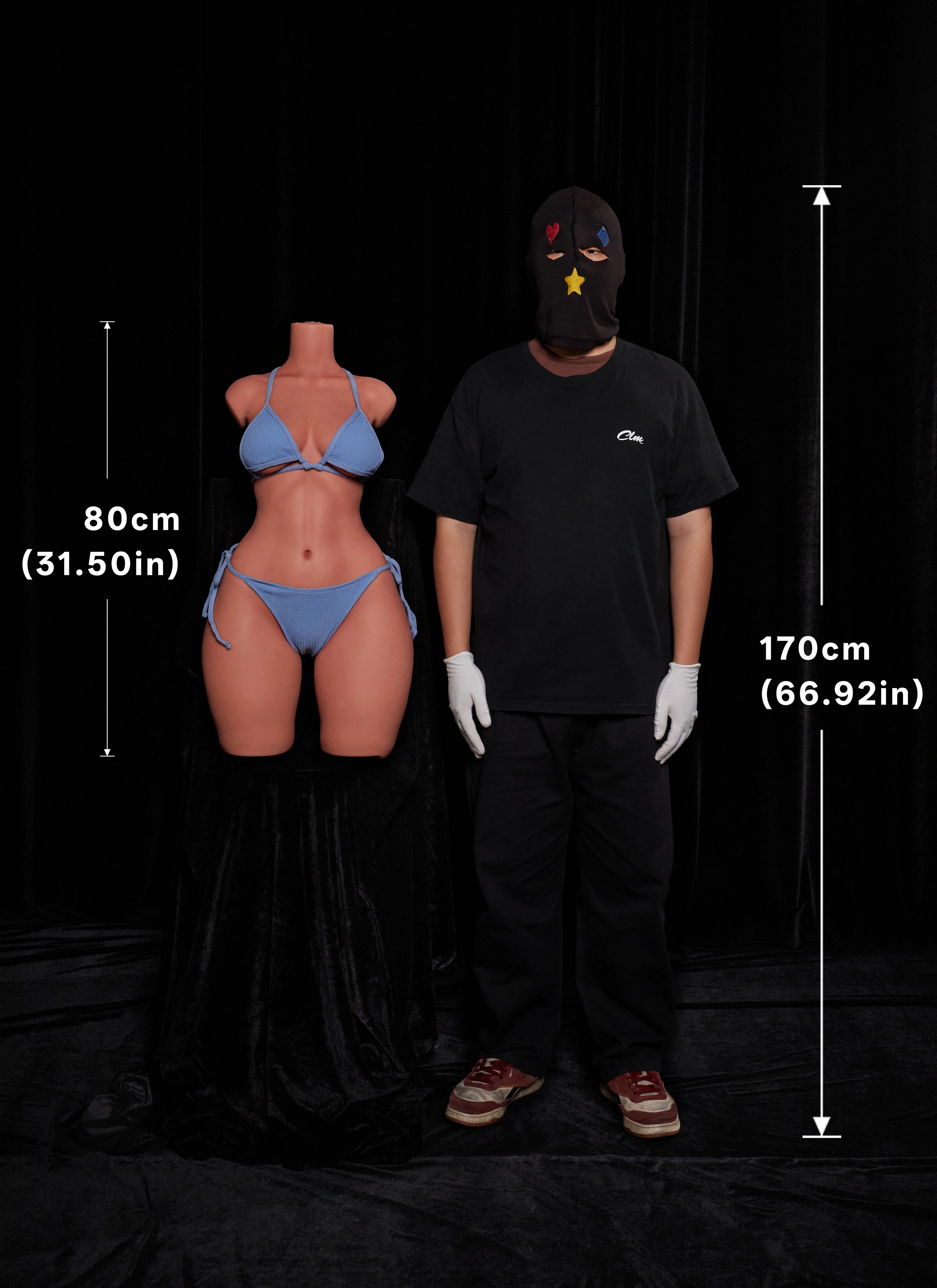 Misure CLM ULW 882 torso senza testa – Black 1