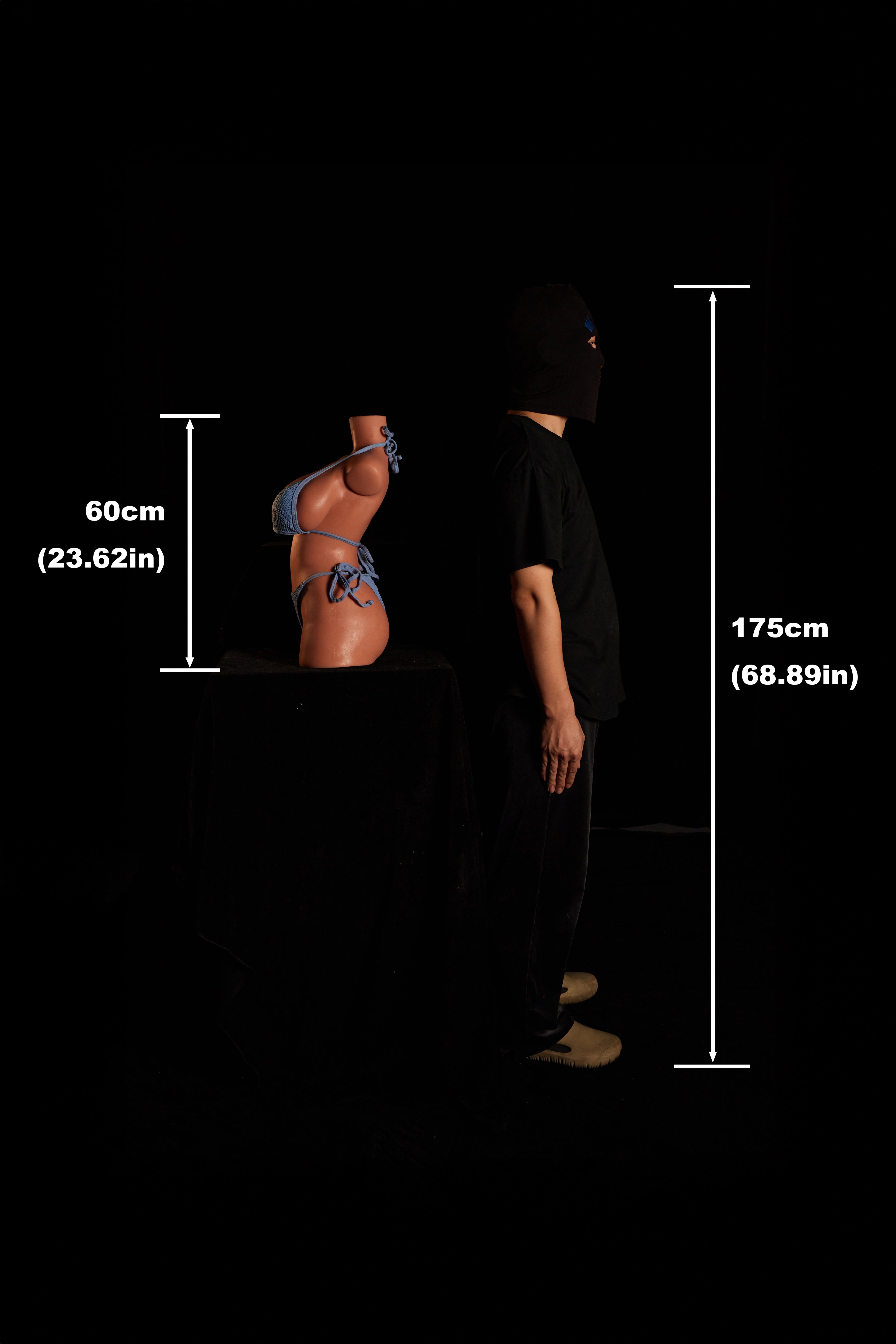 Misure CLM ULW 664 torso senza testa – Black 2