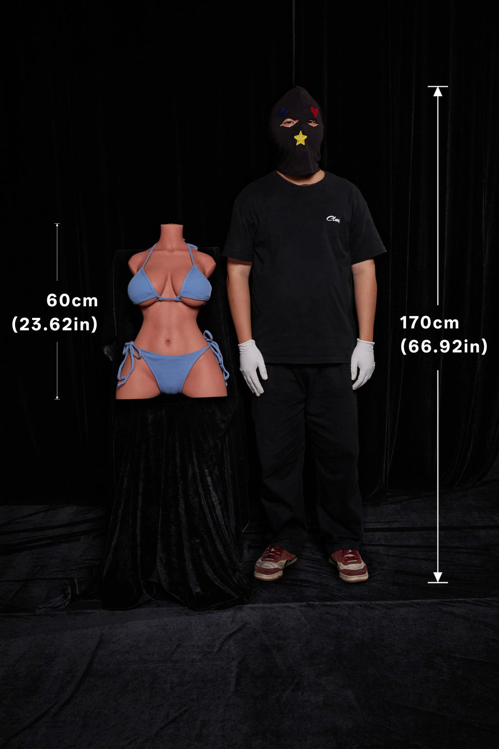 Misure CLM ULW 662 torso senza testa – Black 1