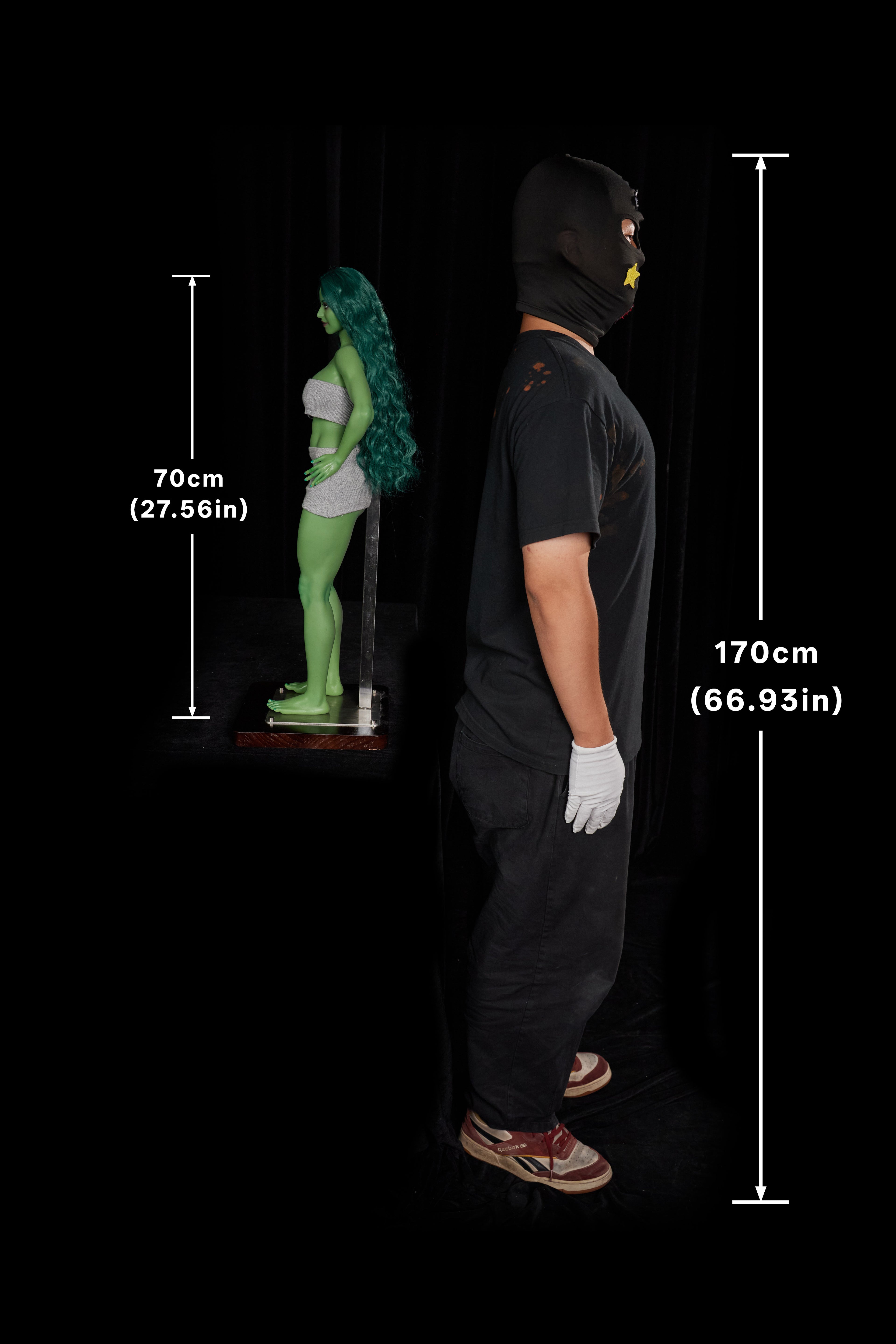 Renee Green Climax Doll Classic Si70 70 cm full silicone – proporzioni 2