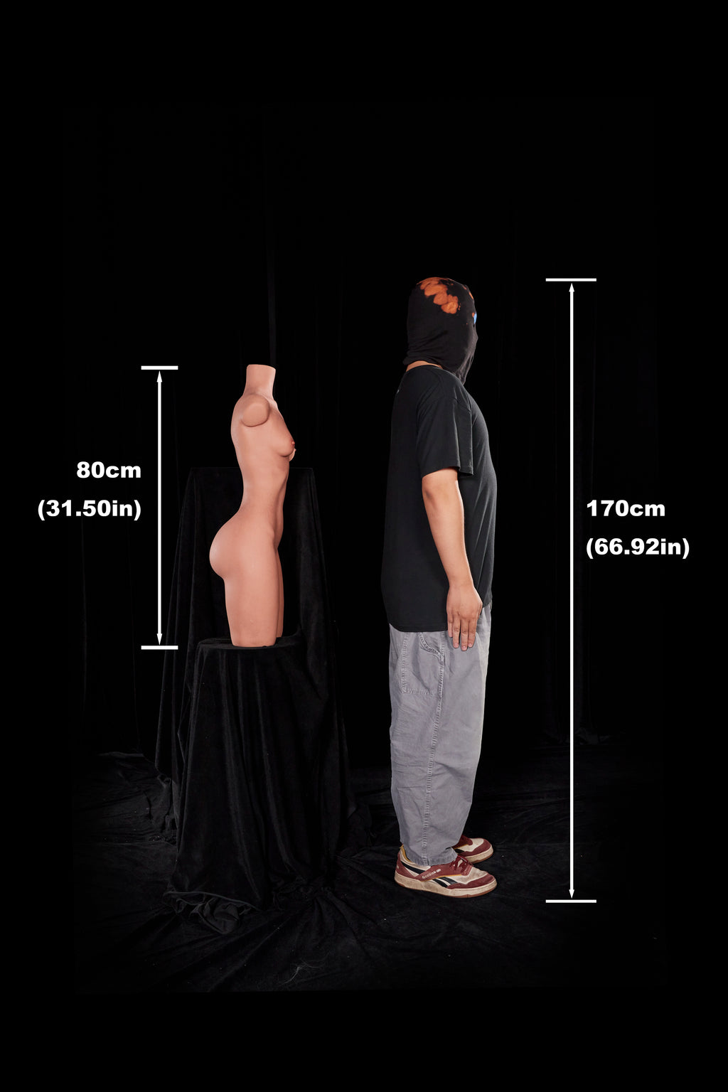 Misure CLM ULW 881 torso senza testa – Black 2