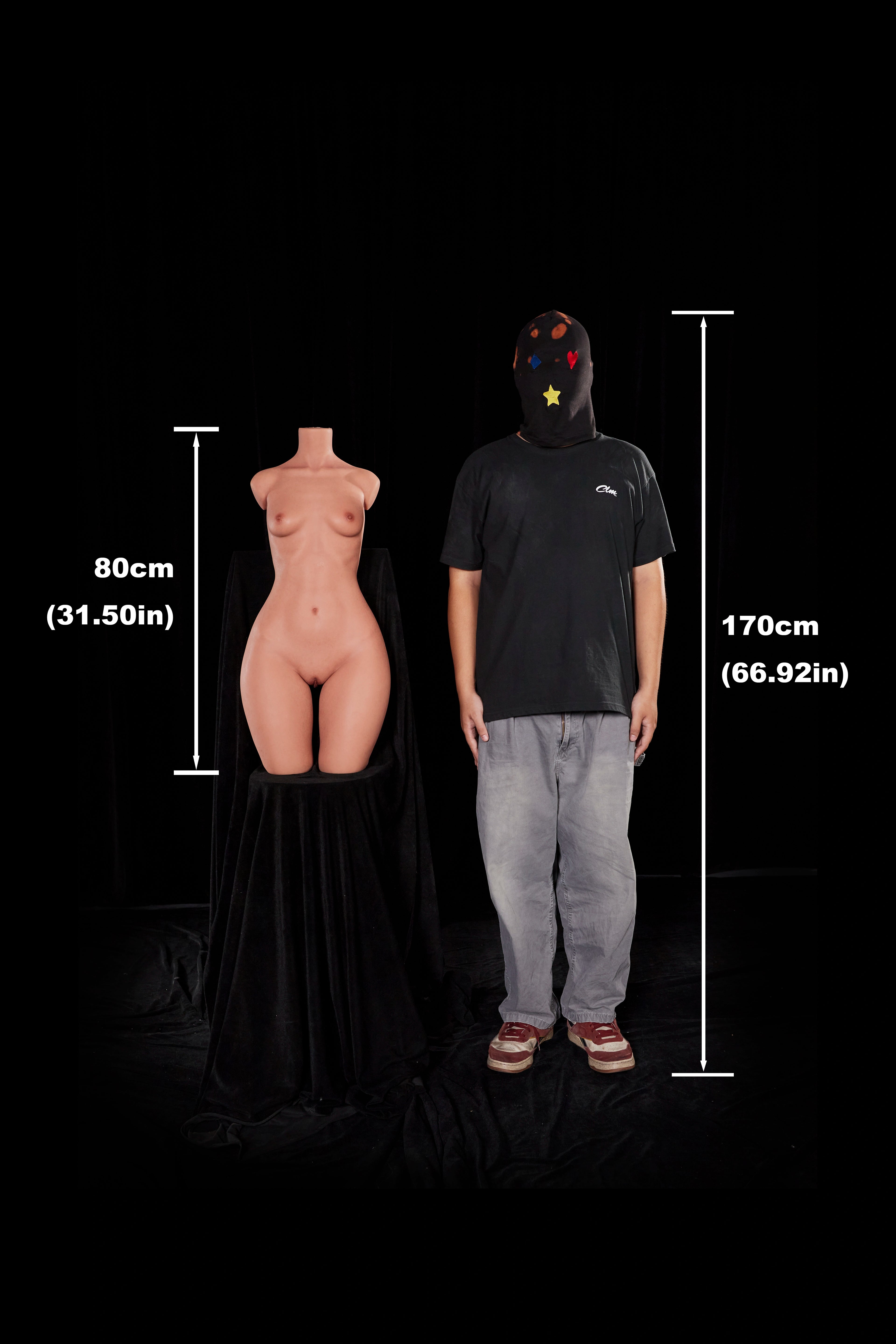 Misure CLM ULW 881 torso senza testa – Black 3