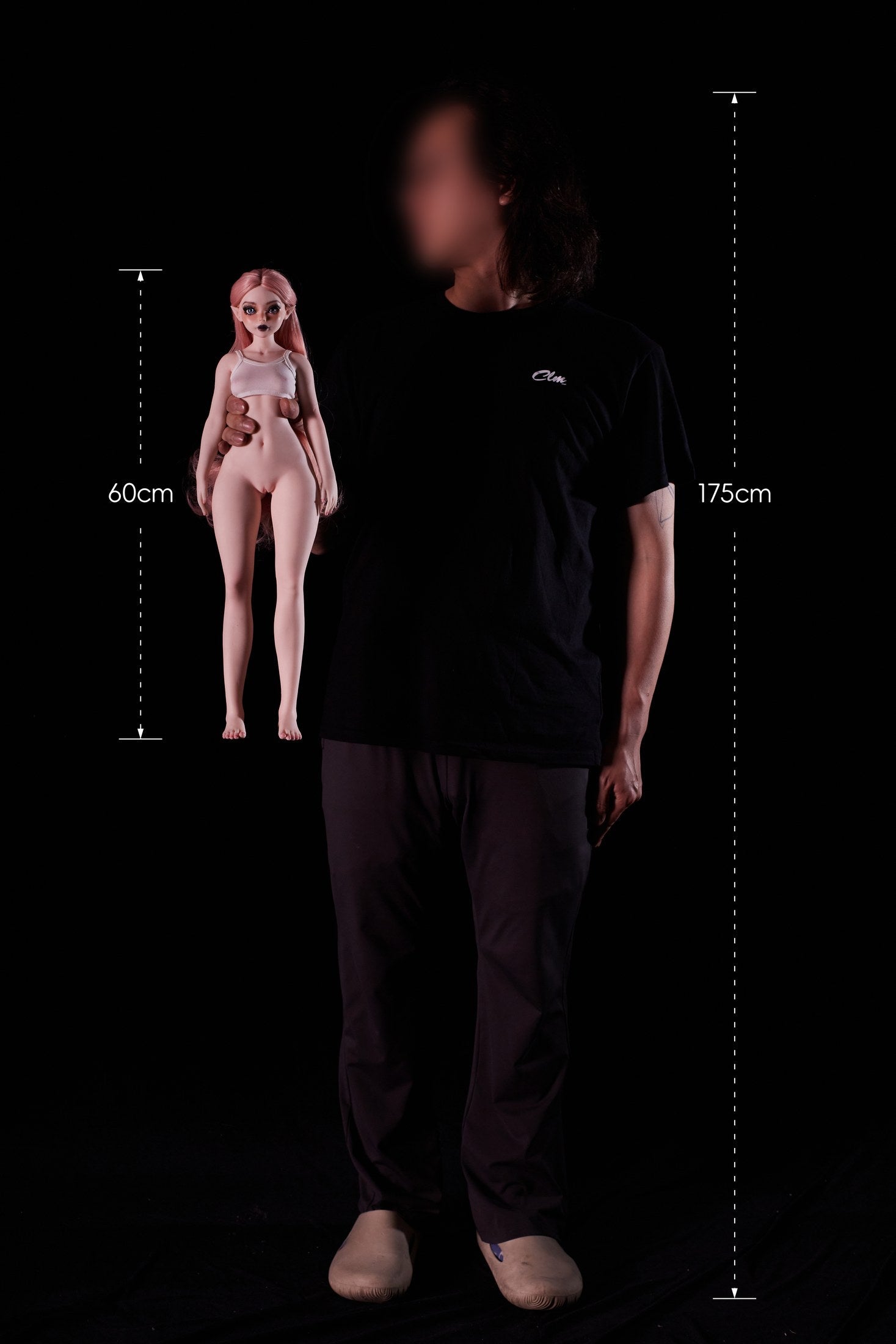 Hilary Cinnamon CLM Classic Si60 XS 60 cm full silicone – proporzioni 1