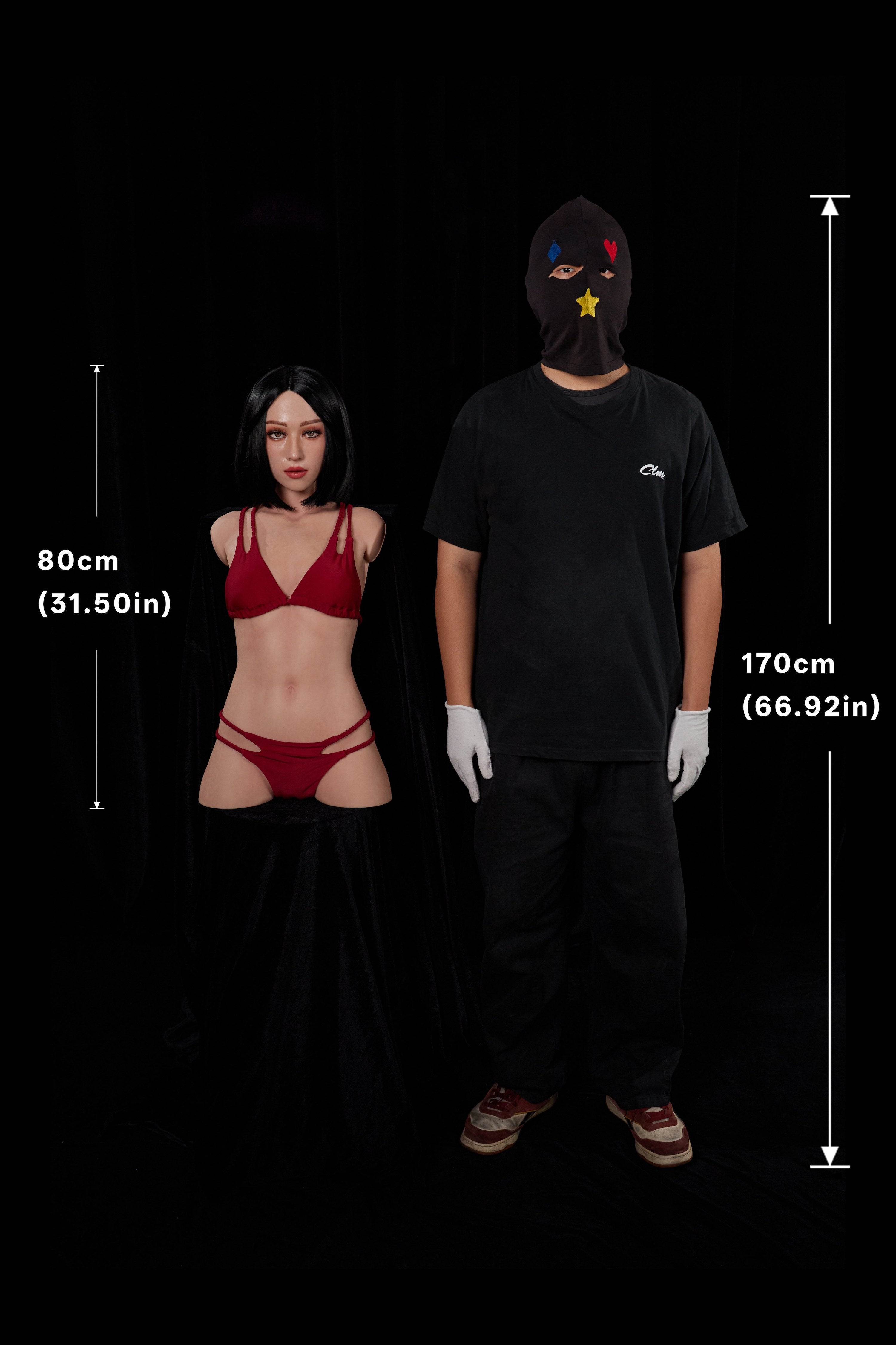 Miyoshi 661# – CLM ULW Torso con Testa 80 cm | Full Silicone (AA Cup)