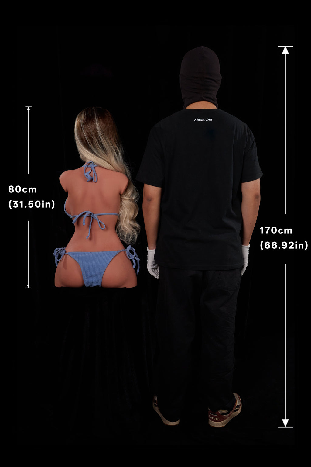 Hedia 662# – CLM ULW Torso con Testa 80 cm | Full Silicone (E Cup)