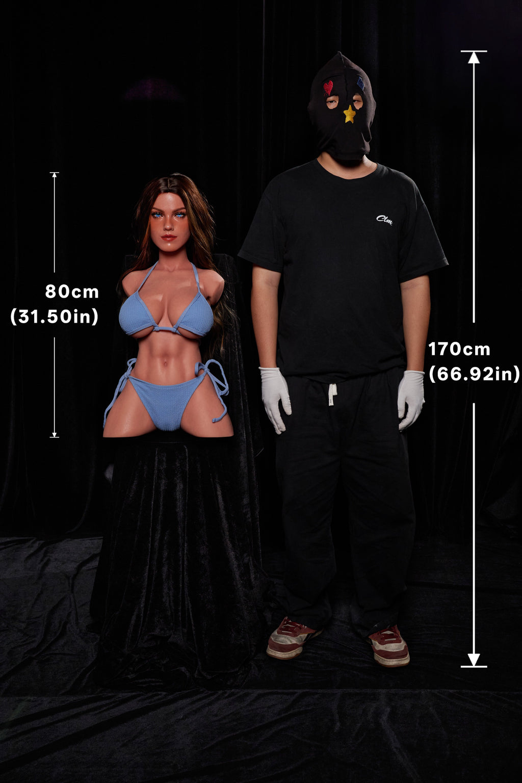 Emma 663# – CLM ULW Torso con Testa 80 cm | Full Silicone (F Cup)