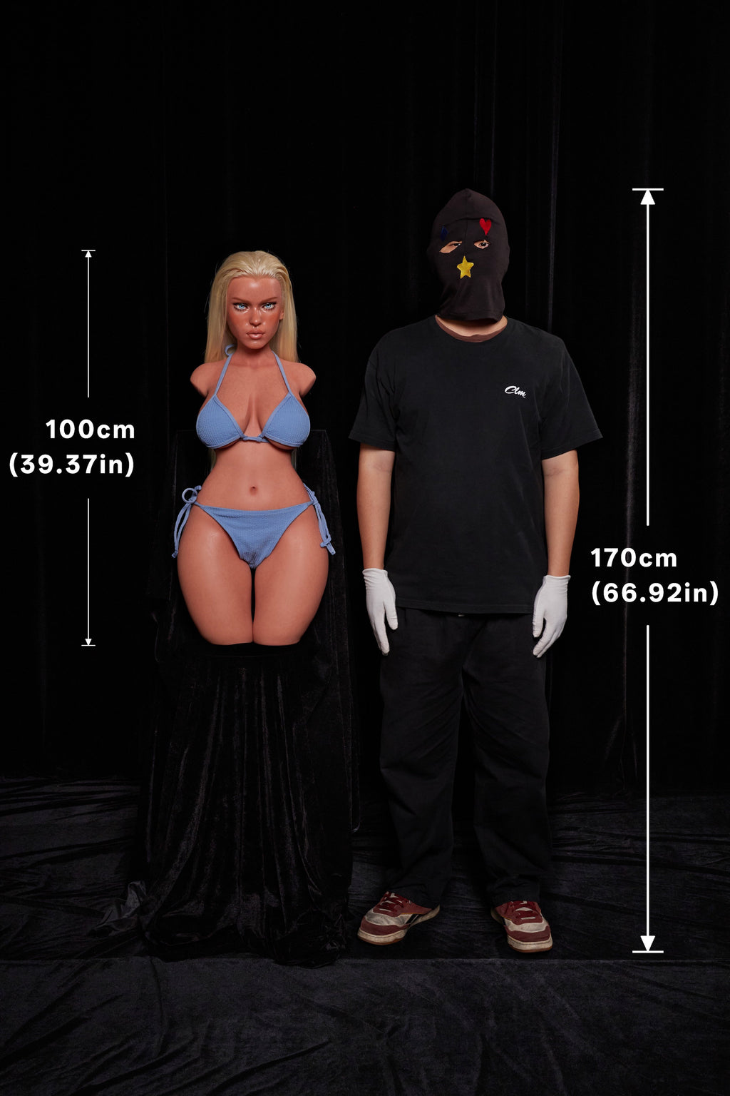 Fiora 883# – CLM ULW Torso con Testa 100 cm | Full Silicone (E Cup)