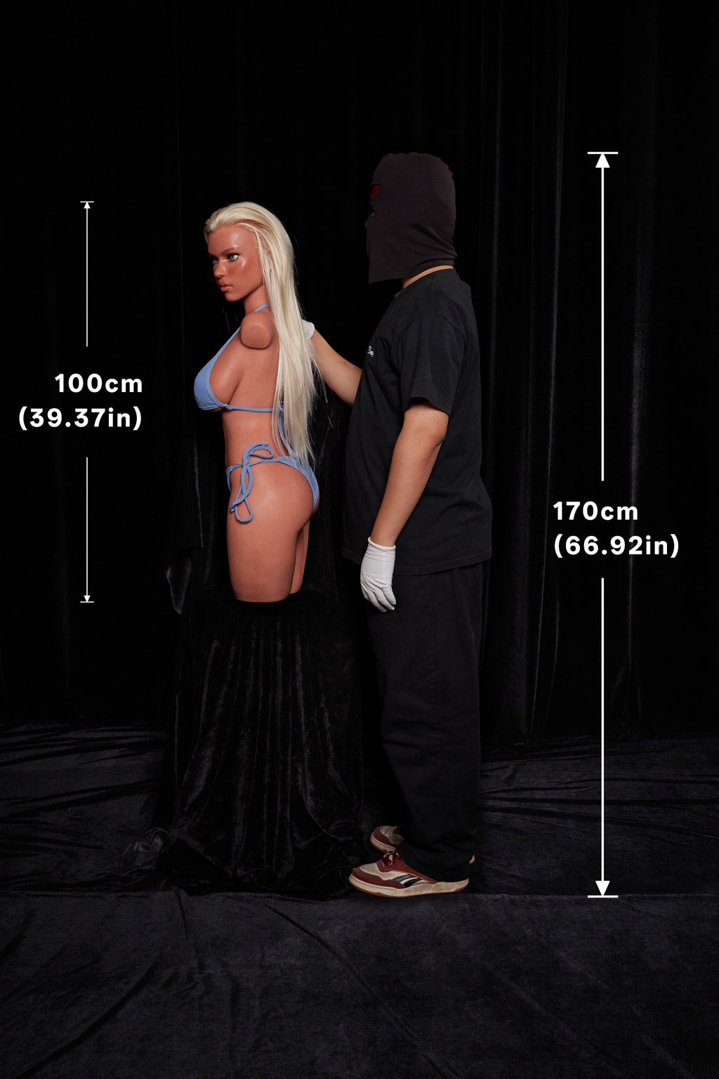 Fiora 883# – CLM ULW Torso con Testa 100 cm | Full Silicone (E Cup)