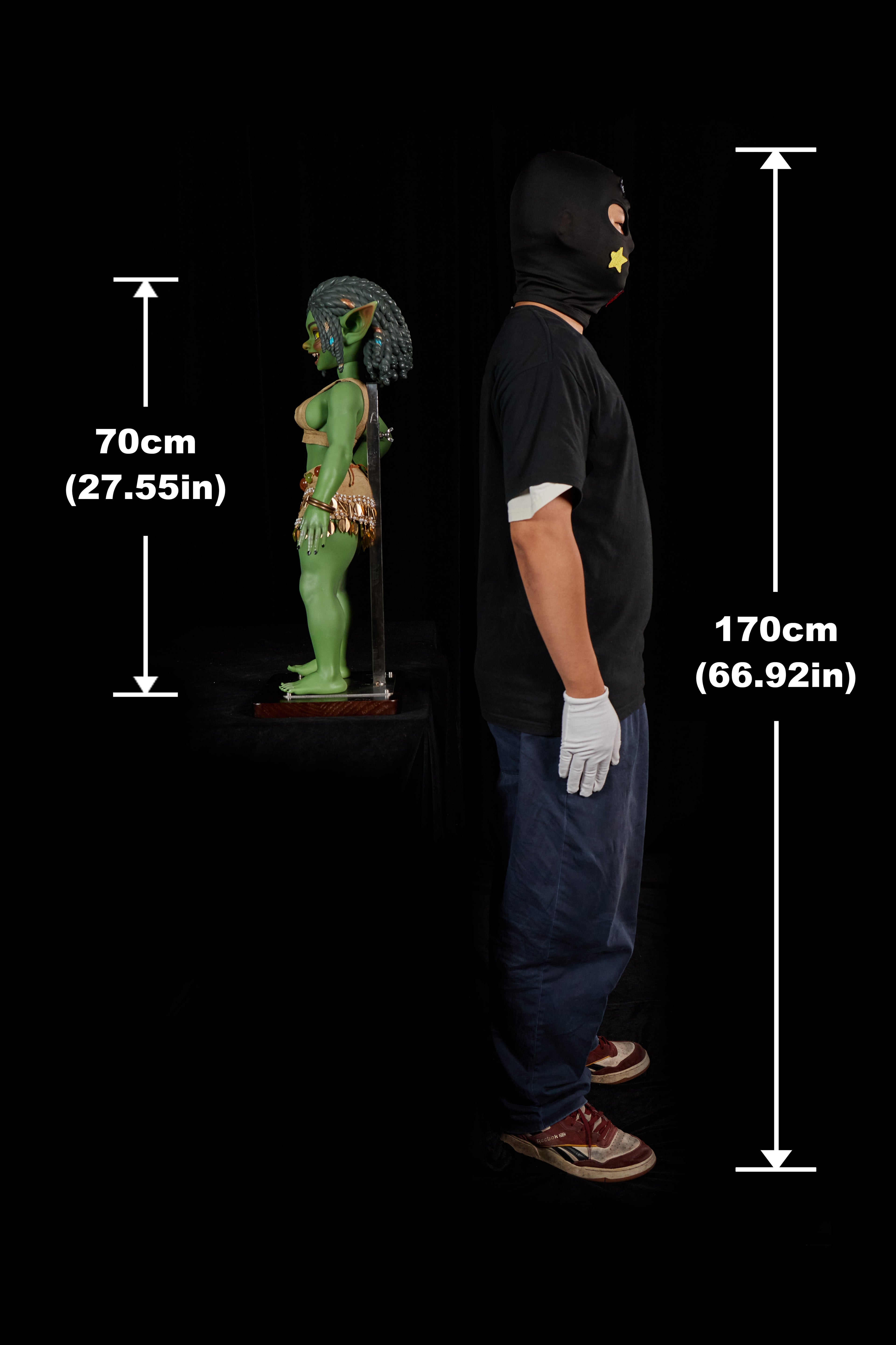 Kaela verde Climax Classic Si70 – confronto dimensioni 2