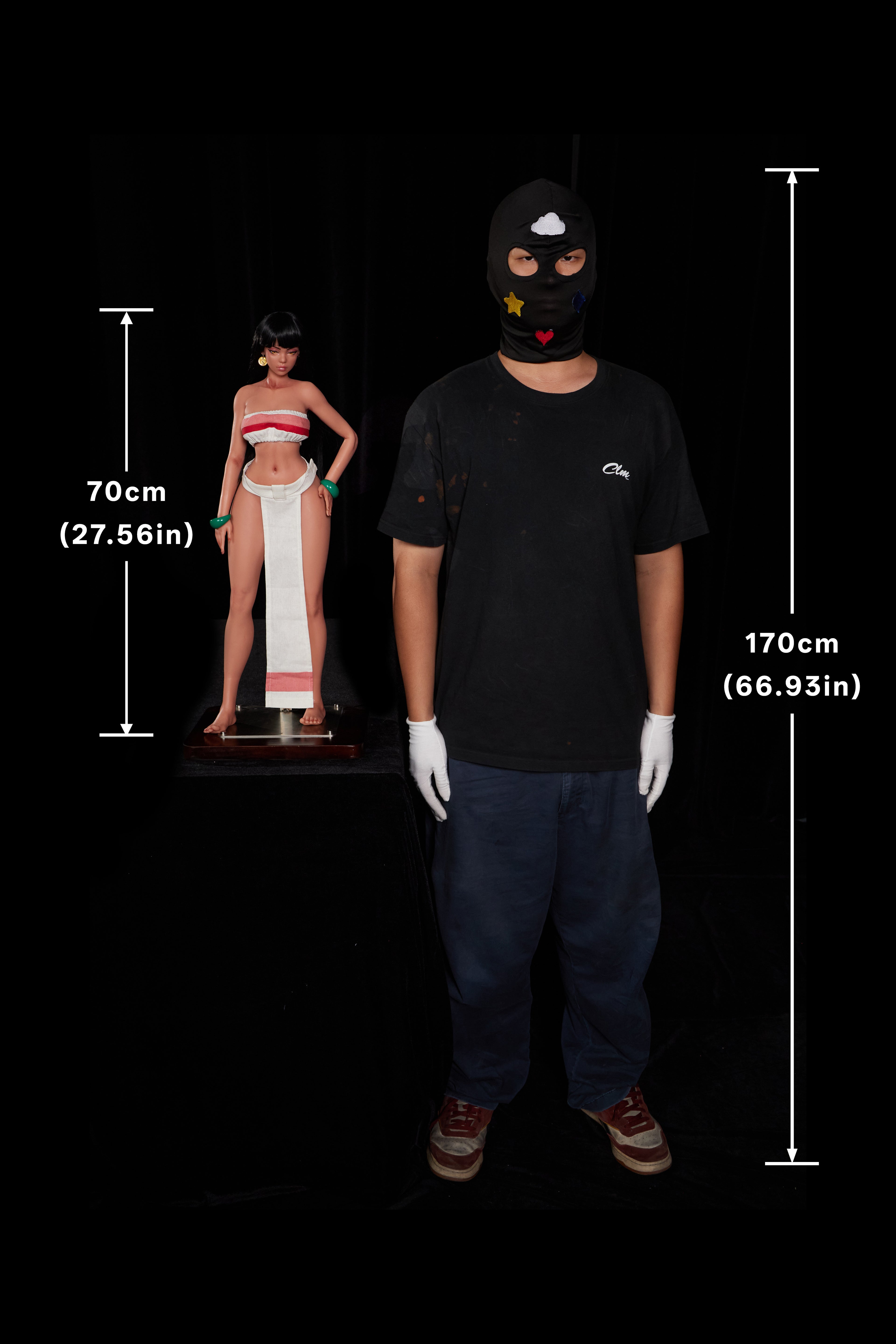 Roxy Climax Doll Classic Si70 cm MO – confronto dimensioni 1
