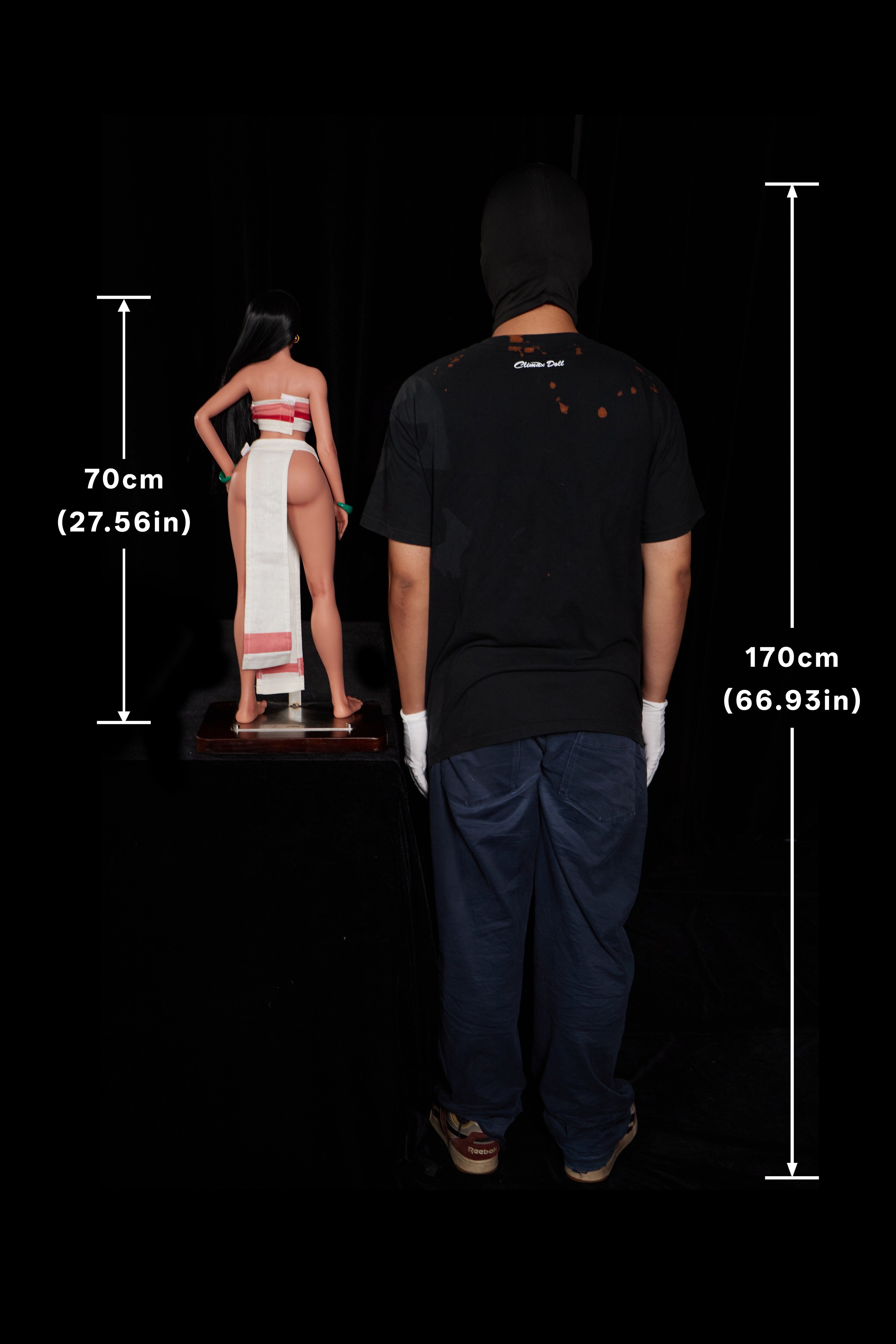 Roxy Climax Doll Classic Si70 cm MO – confronto dimensioni 3